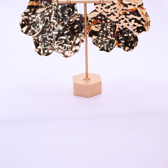 Floral Statement Earrings - Picture 4 of 5